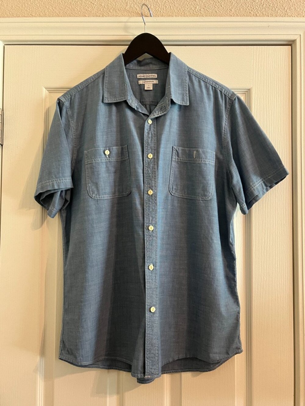Men's Button Up Shirt, Large